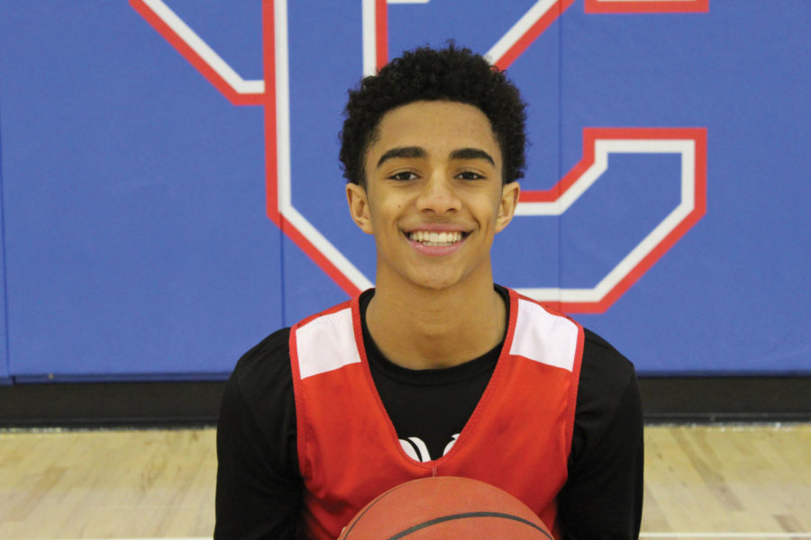 SHINING STAR: Sophomore Sebastian Cole has started all year at guard.