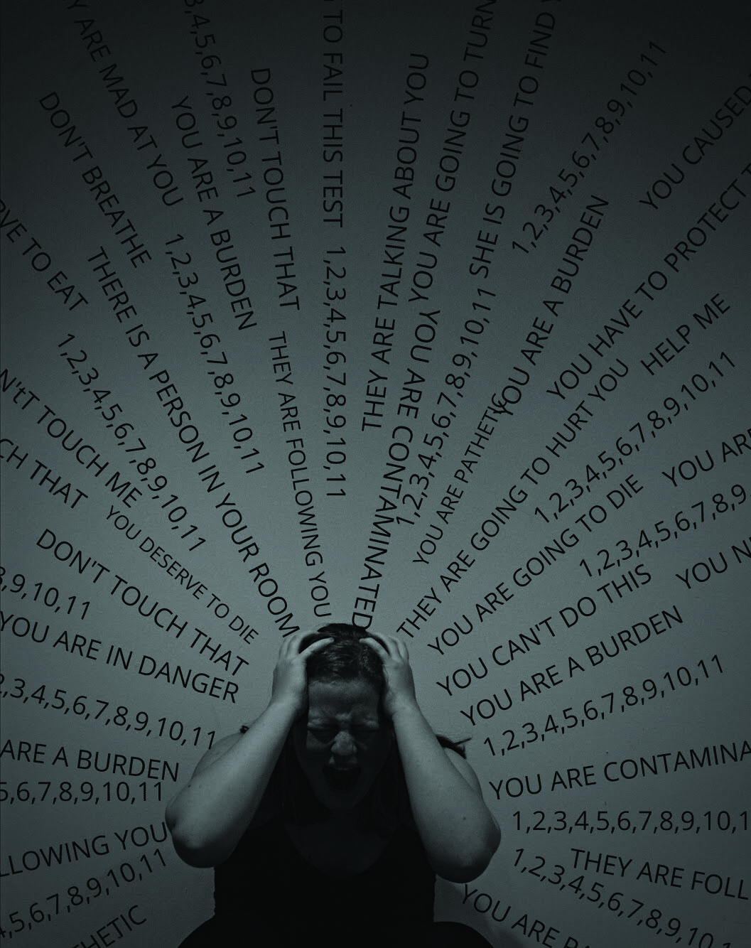 12 Hours and Up: Over 12 hours a day would be filled with these obsessive thoughts and compulsions. Simply living became exhausting. OCD challenged my every move, but with treatment I was able to deal with it.
