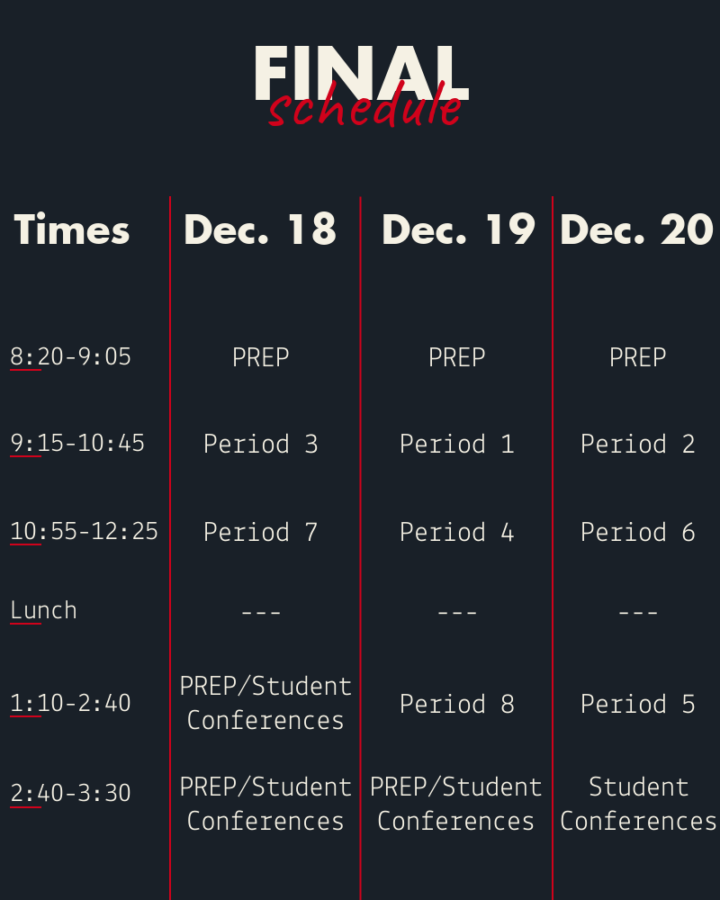 Finals+schedule+changes