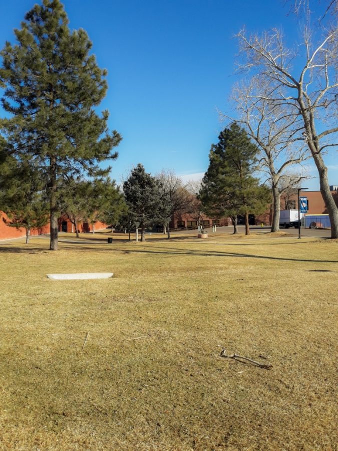 Behind the old school house is a potential place a basketball court may be placed with the recent $10,000 donation gifted by the Leaffer family. This is being used to benefit the students of Creek & their mental health with guest speakers and outdoor recreational areas on campus. 