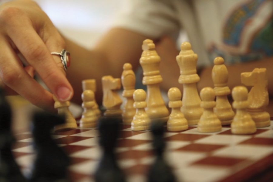 SKYROCKETING: Chess board sales increased over 200 percent in the month after the release of The Queen's Gambit, and daily online chess games played soared from 11 million to over 17 million. "I really think it's an art," junior Aryan Roy said.