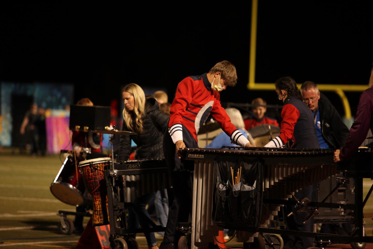 See Moments From Marching Band's Historic Finish At State And Regionals Competitions