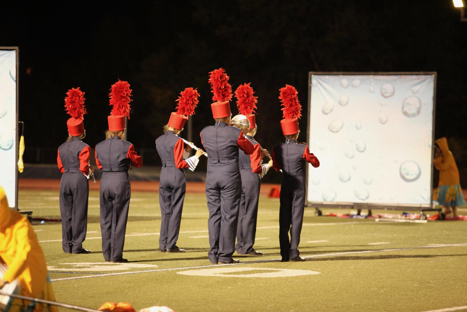 See Moments From Marching Band's Historic Finish At State And Regionals Competitions