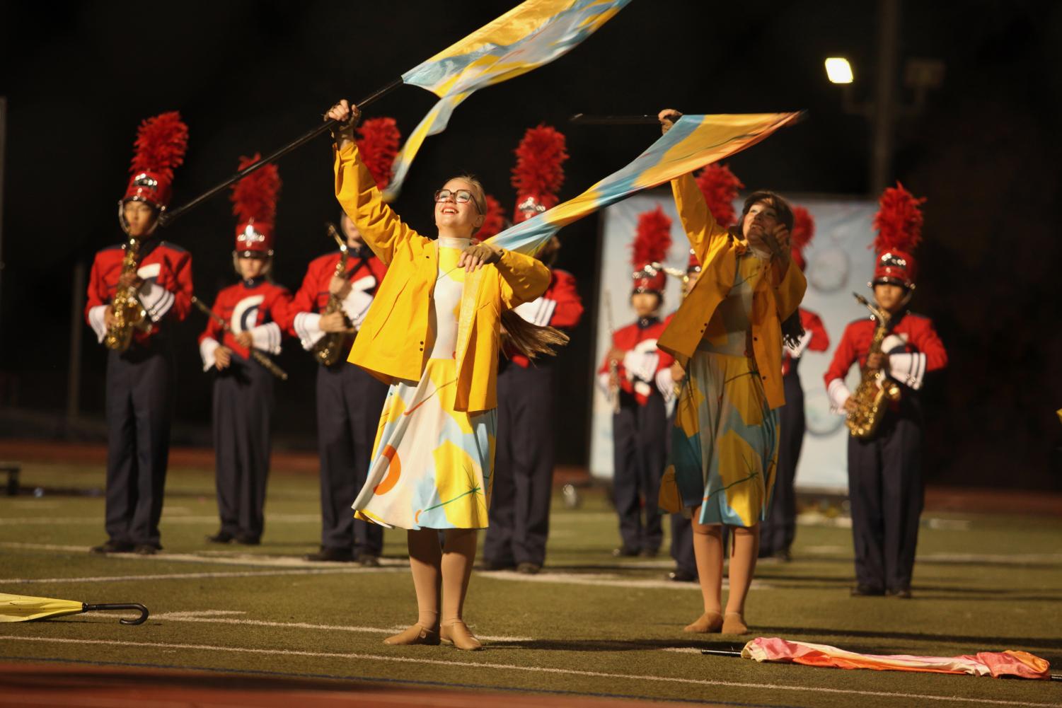 See Moments From Marching Band's Historic Finish At State And Regionals Competitions