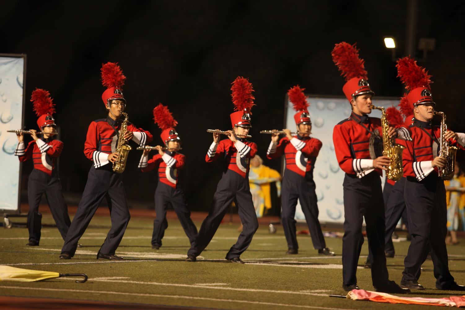 See Moments From Marching Band's Historic Finish At State And Regionals Competitions