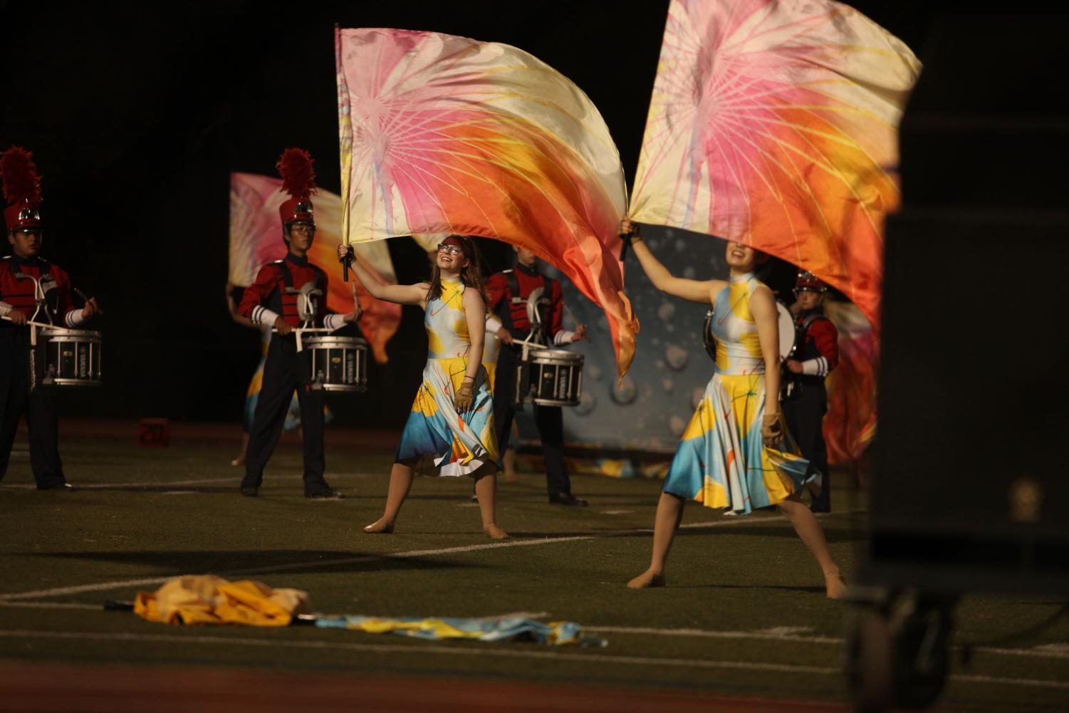 See Moments From Marching Band's Historic Finish At State And Regionals Competitions