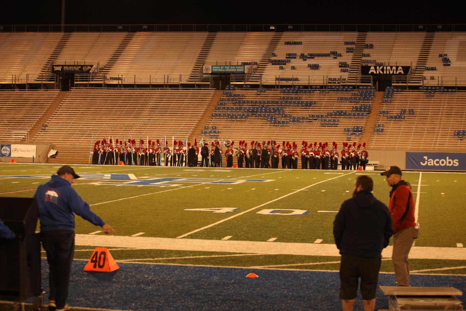 See Moments From Marching Band's Historic Finish At State And Regionals Competitions