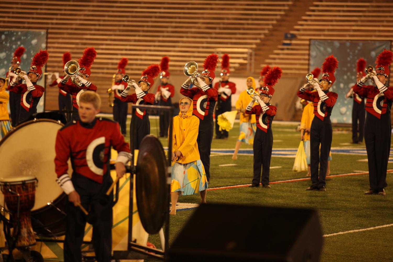 See Moments From Marching Band's Historic Finish At State And Regionals Competitions