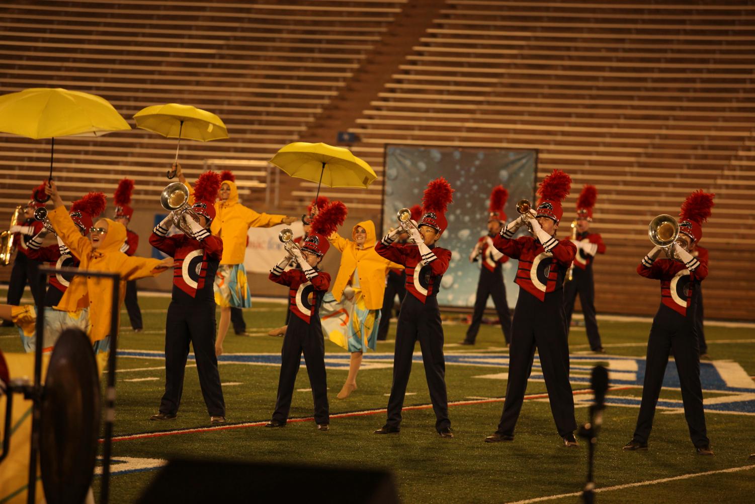 See Moments From Marching Band's Historic Finish At State And Regionals Competitions