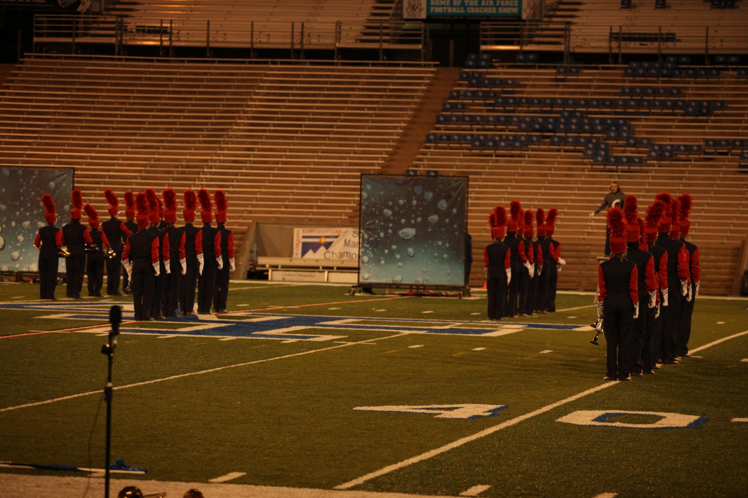 See Moments From Marching Band's Historic Finish At State And Regionals Competitions