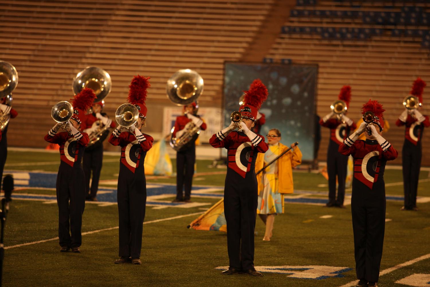 See Moments From Marching Band's Historic Finish At State And Regionals Competitions