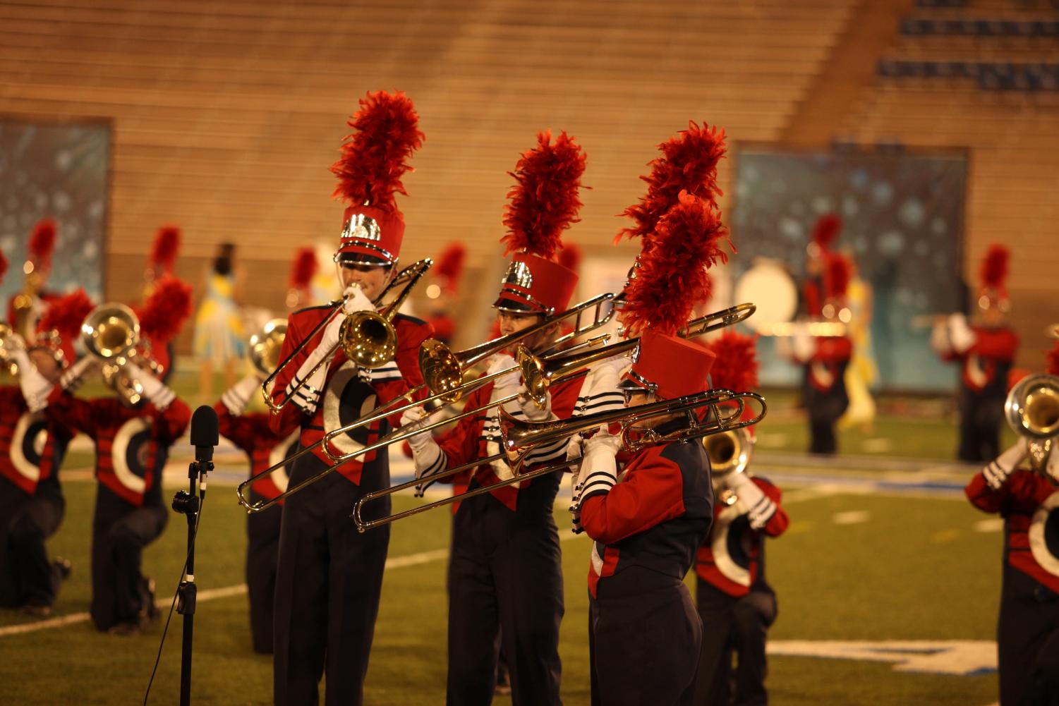 See Moments From Marching Band's Historic Finish At State And Regionals Competitions