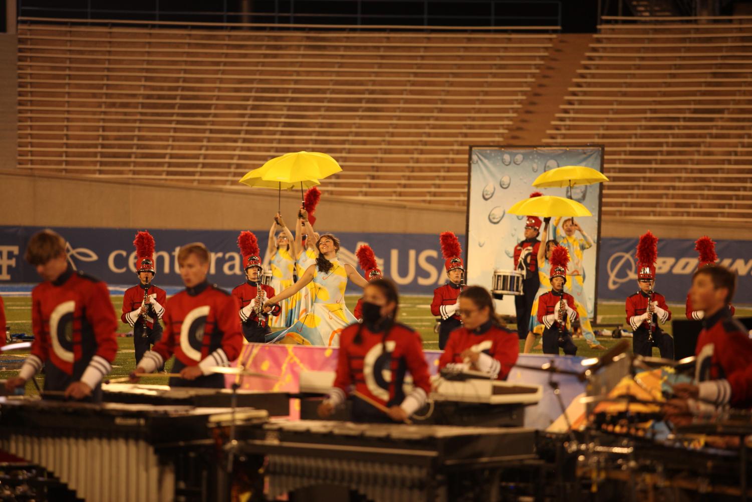 See Moments From Marching Band's Historic Finish At State And Regionals Competitions