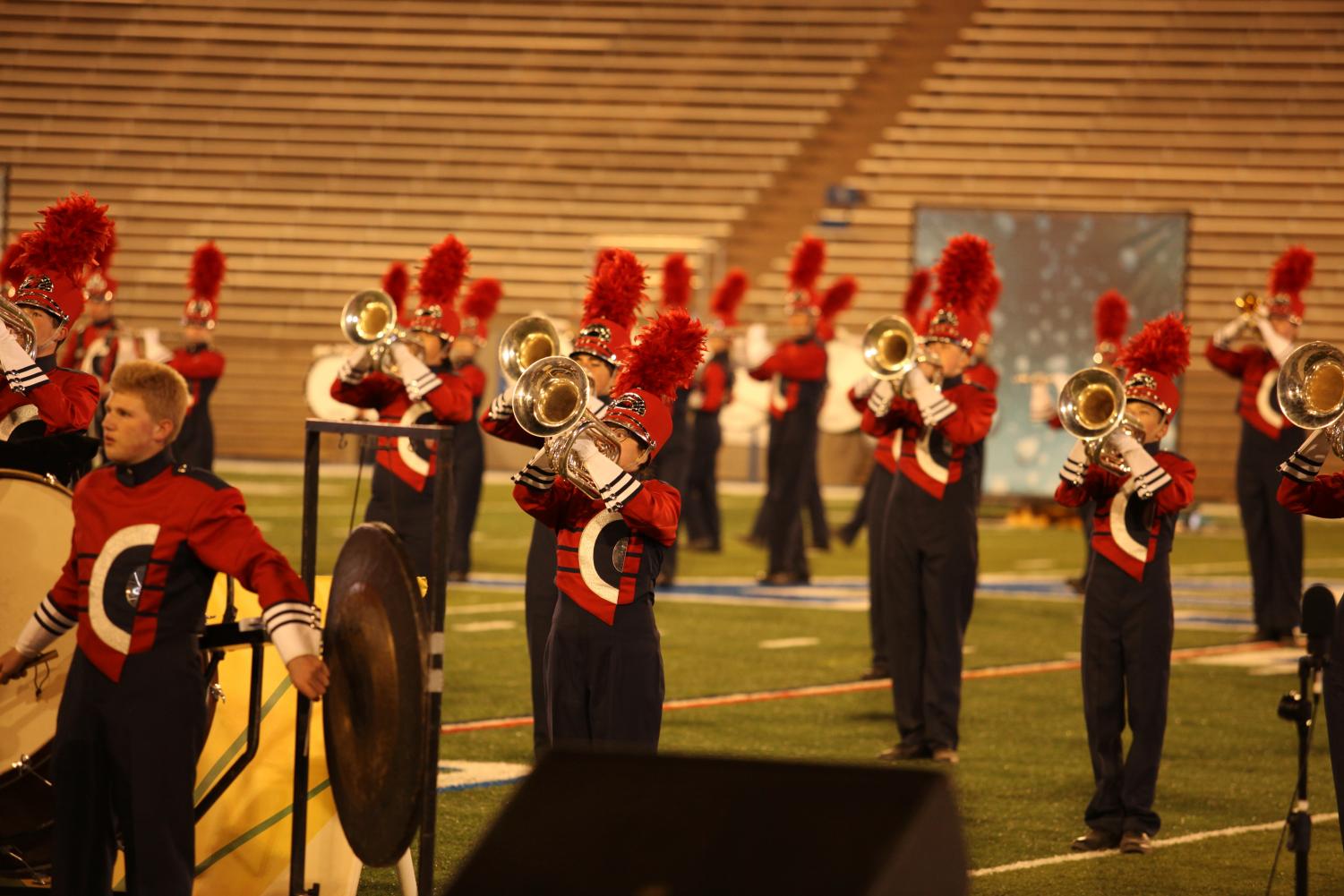 See Moments From Marching Band's Historic Finish At State And Regionals Competitions