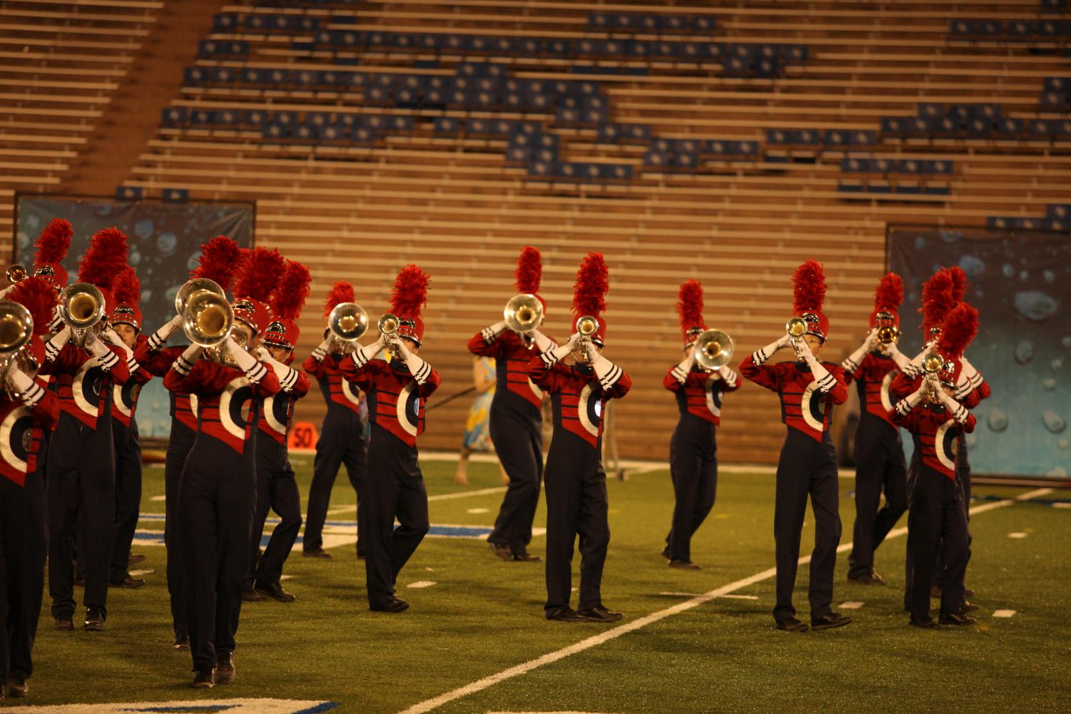 See Moments From Marching Band's Historic Finish At State And Regionals Competitions