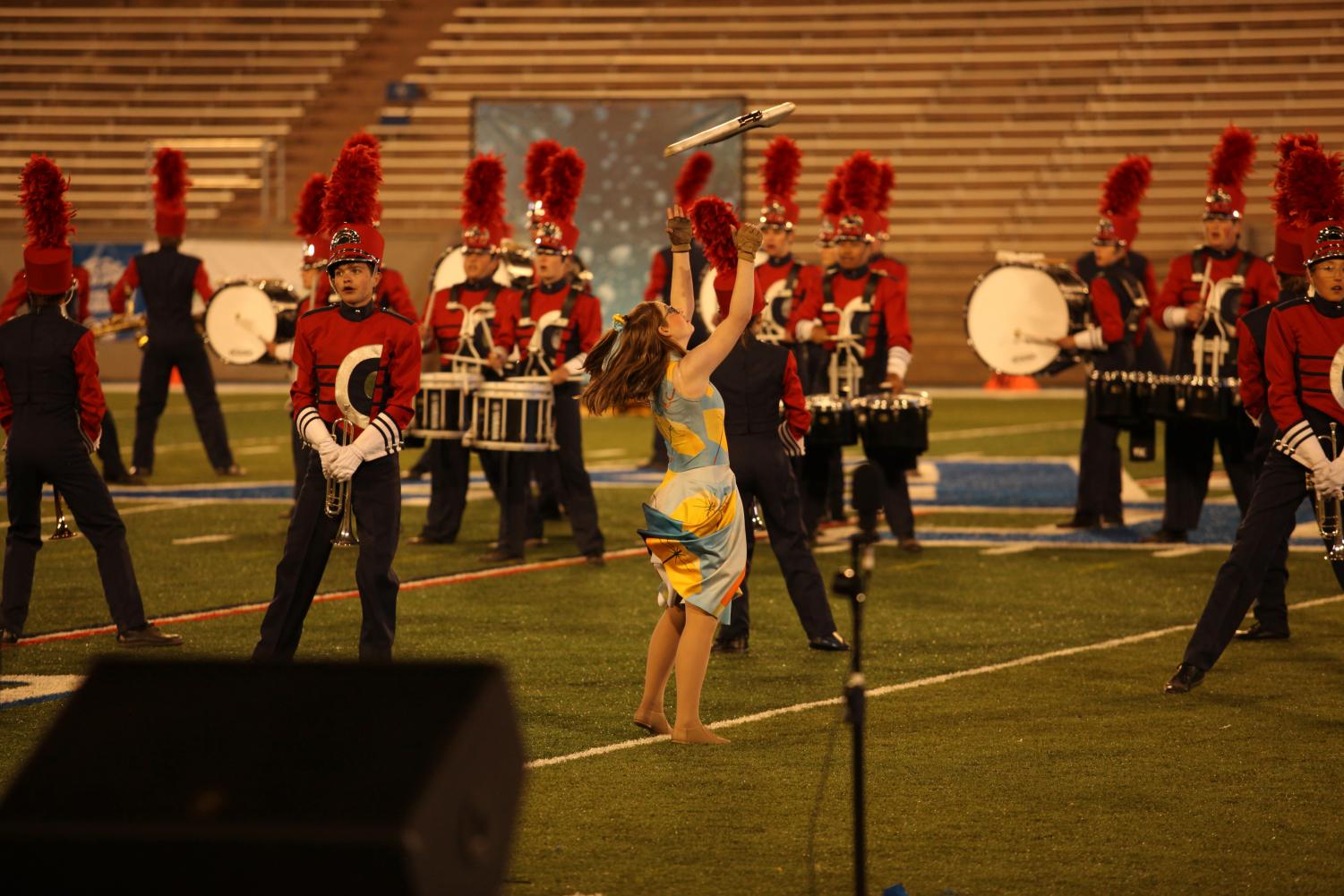 See Moments From Marching Band's Historic Finish At State And Regionals Competitions