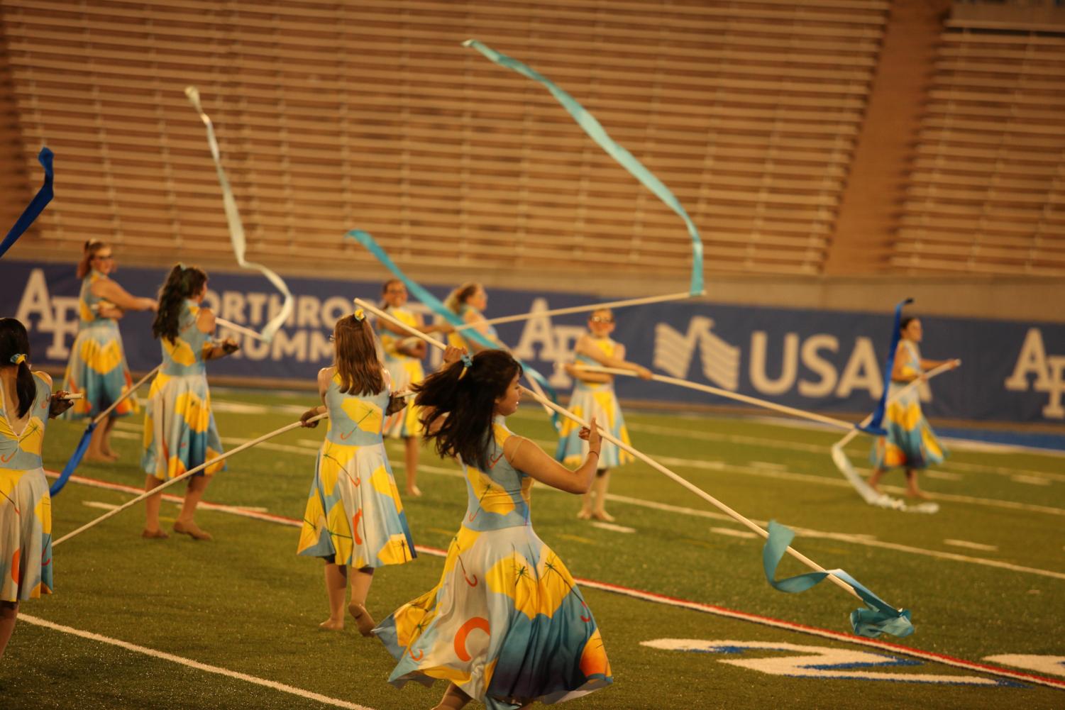 See Moments From Marching Band's Historic Finish At State And Regionals Competitions