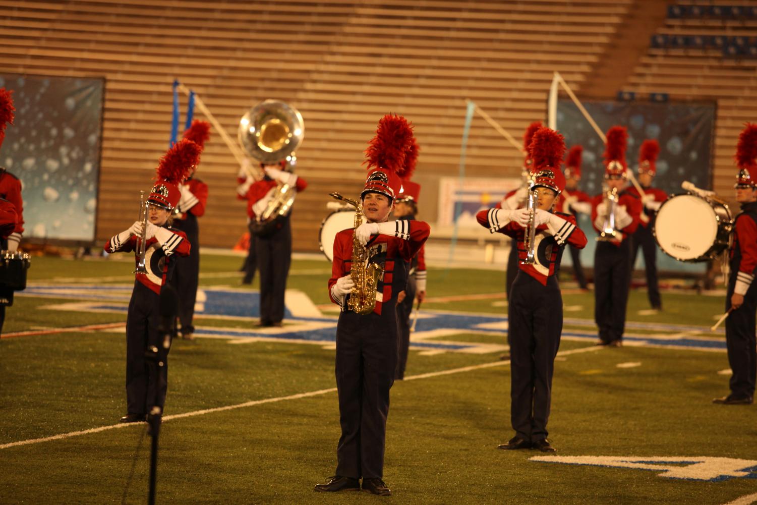 See Moments From Marching Band's Historic Finish At State And Regionals Competitions