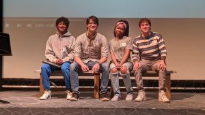 A 2022 DCPA playwriting competition ended in victory for Creek Senior Riccardo DUrso, whose play was staged in the Fine Arts theater on March 7.