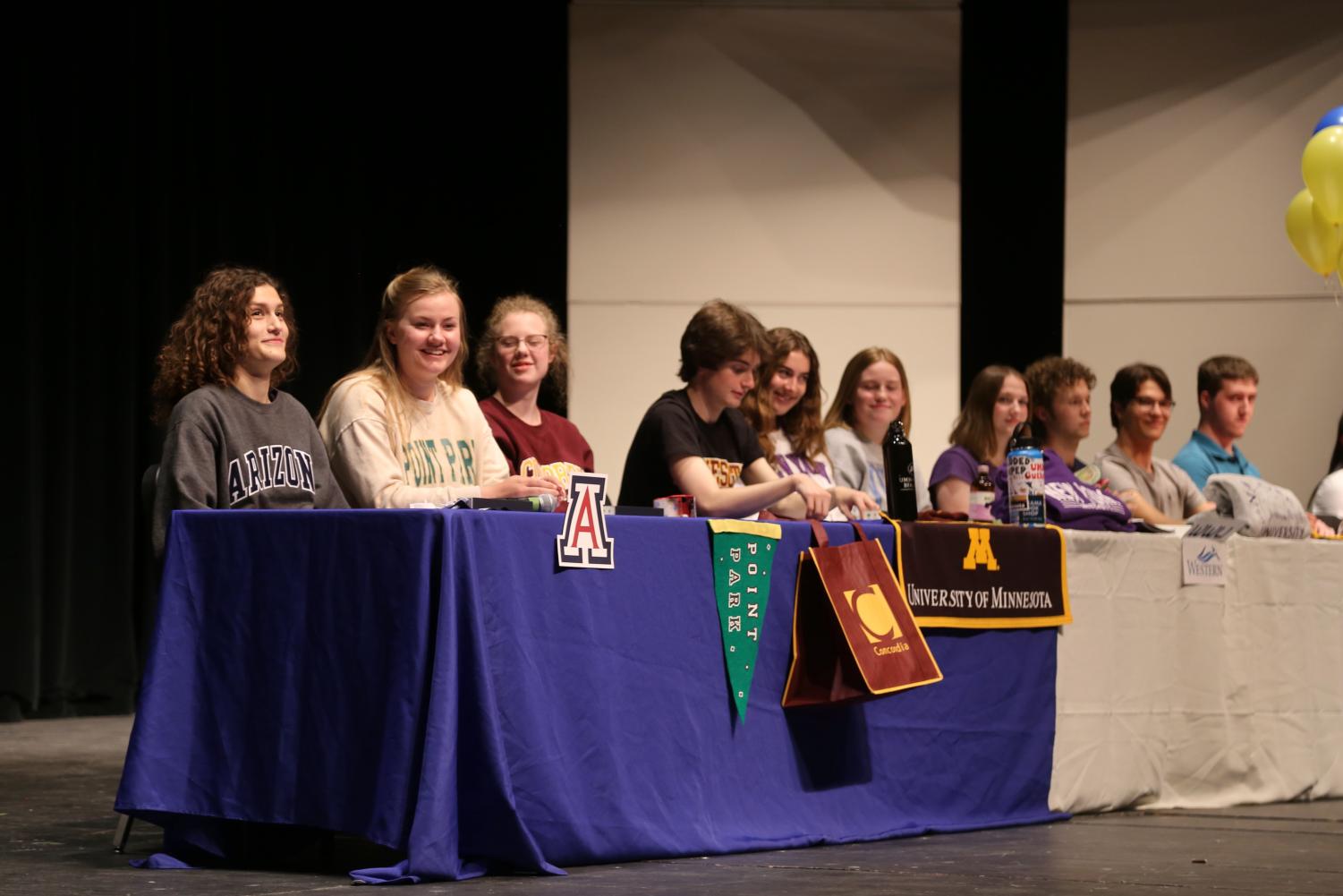 See Moments from Creek’s Fine Arts Signing Day