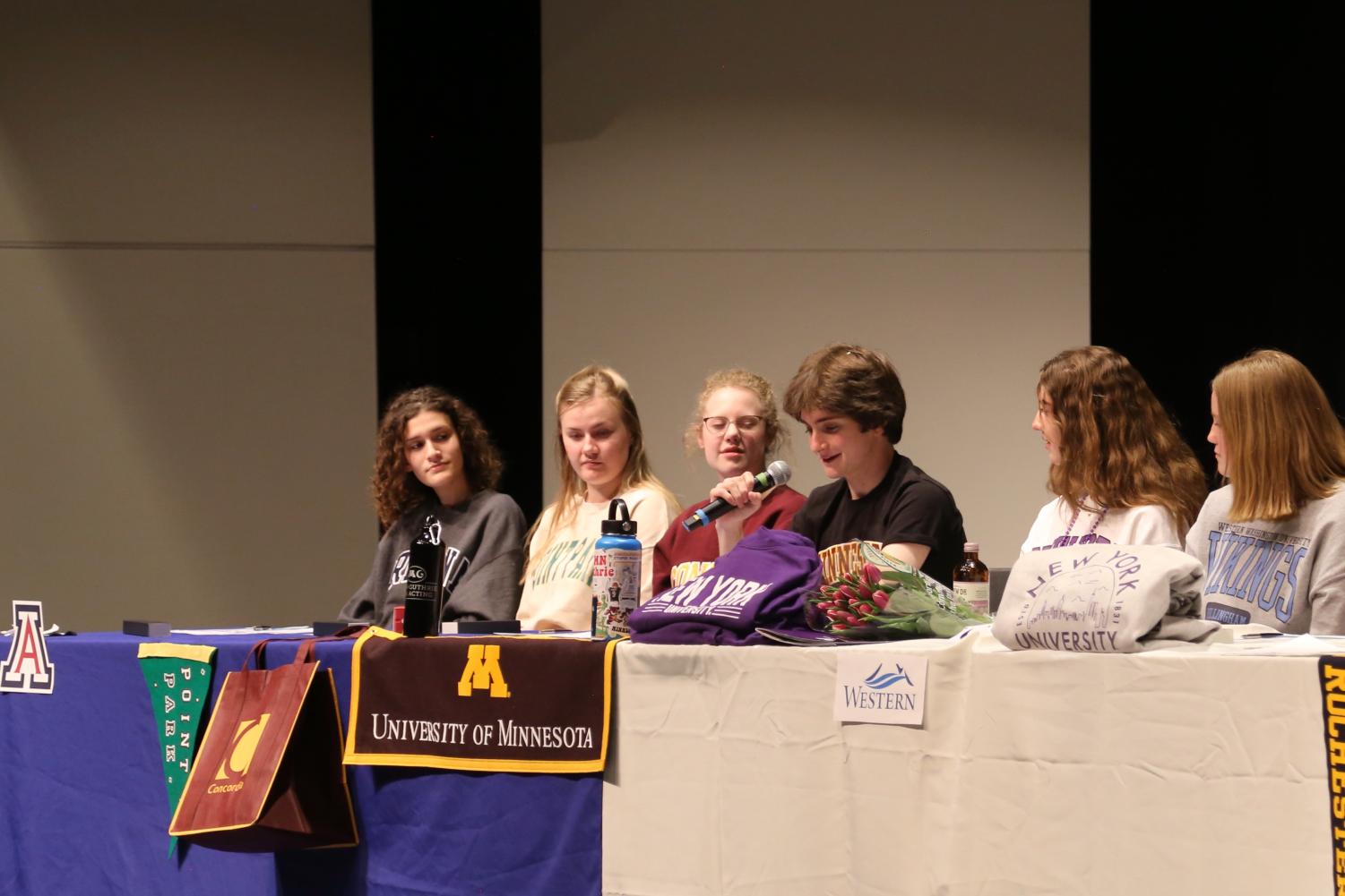 See Moments from Creek’s Fine Arts Signing Day