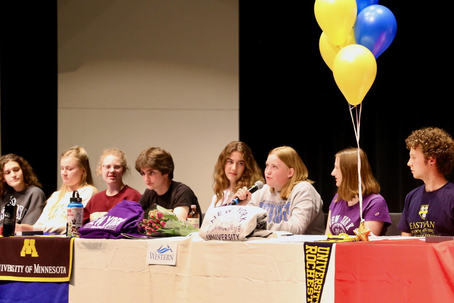 See Moments from Creek’s Fine Arts Signing Day