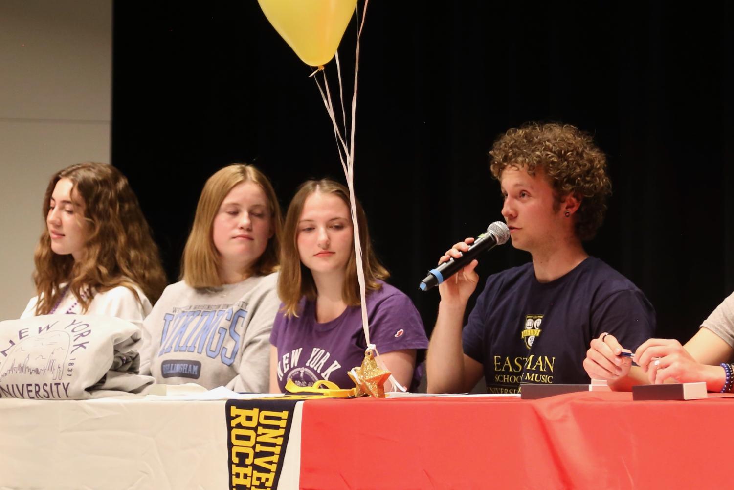 See Moments from Creek’s Fine Arts Signing Day