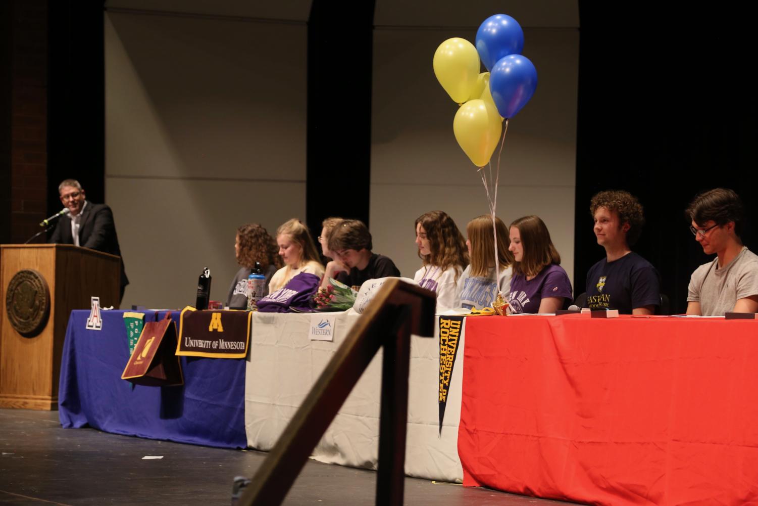 See Moments from Creek’s Fine Arts Signing Day