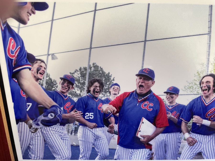 Coach Marc Johnson getting the team ready for a game. "Everybody thinks [coaching] is about wins and losses," Johnson said. "But truthfully, it’s about trying to make a difference in somebody’s life.”