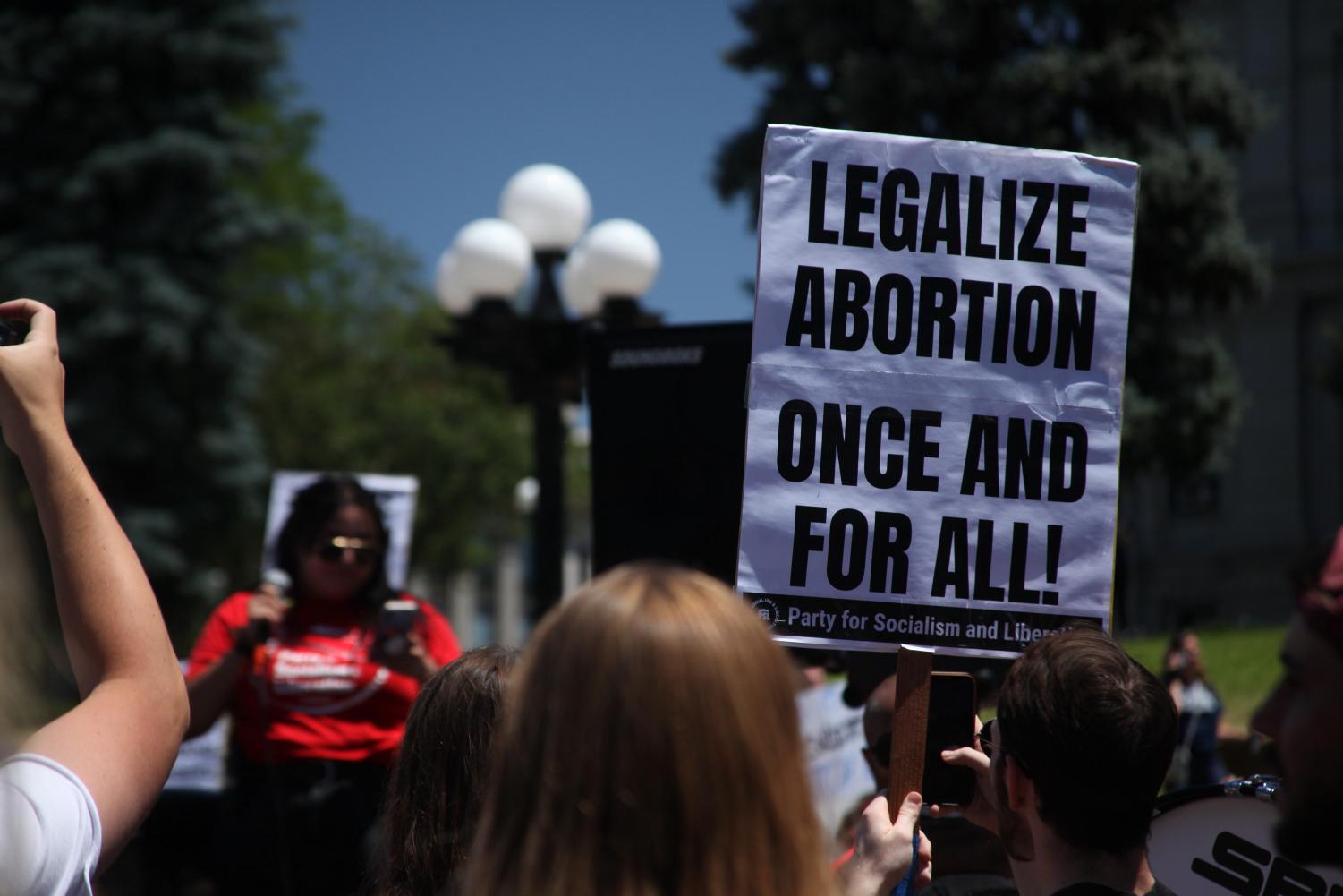 Abortion Rights Protests Continue in Front of Colorado Capitol