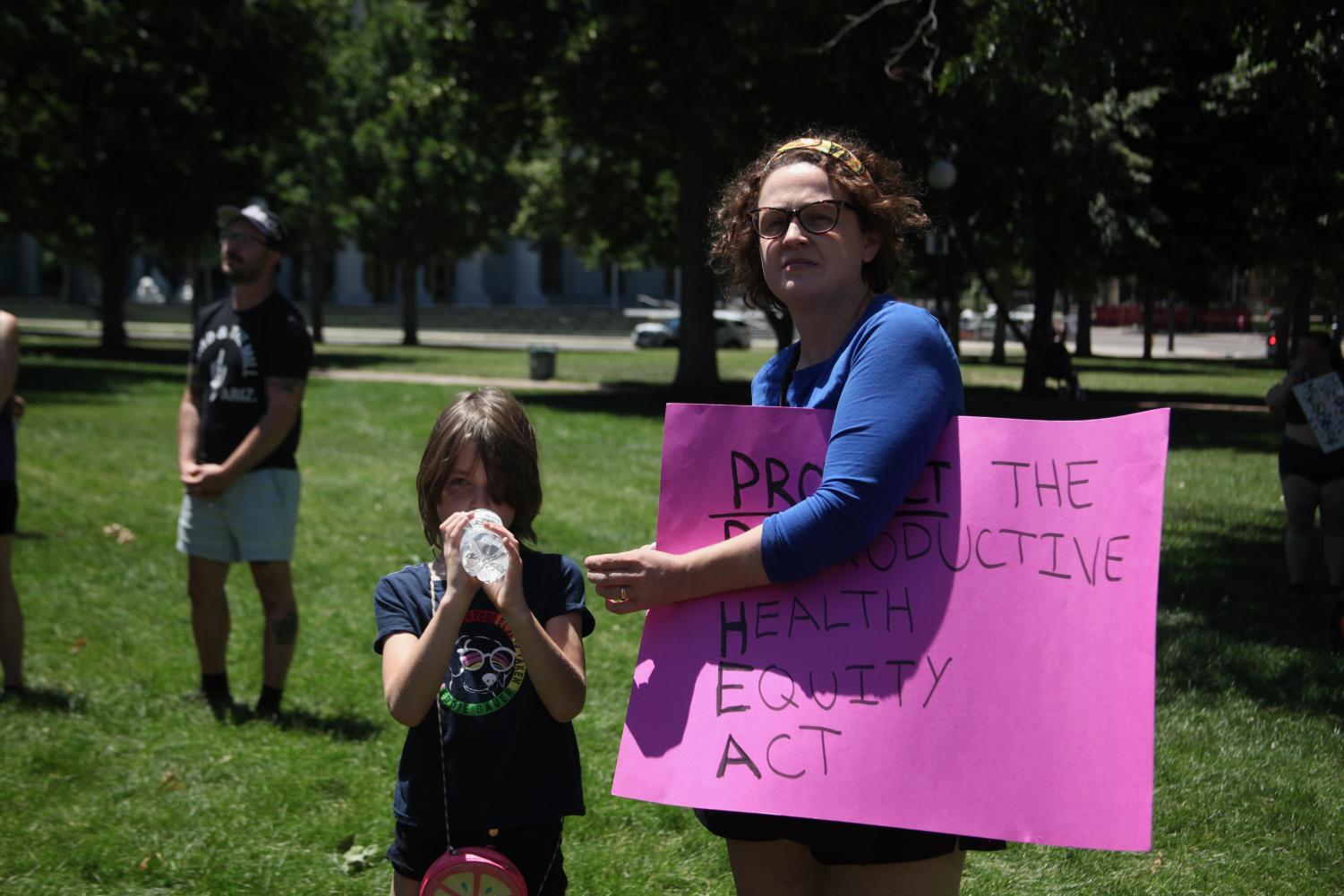 Abortion Rights Protests Continue in Front of Colorado Capitol