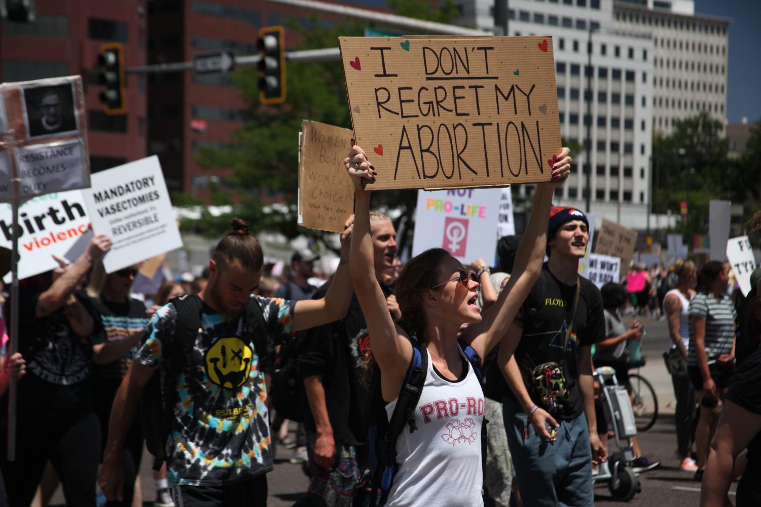 Abortion Rights Protests Continue in Front of Colorado Capitol