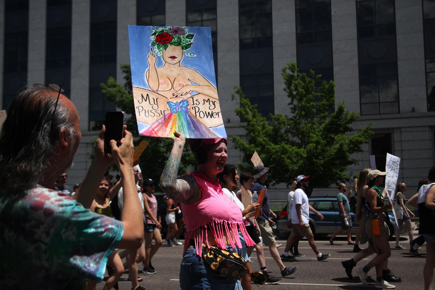 Abortion Rights Protests Continue in Front of Colorado Capitol