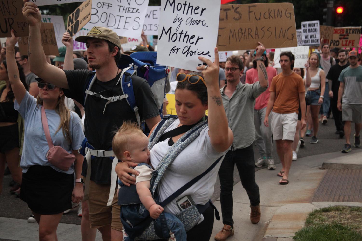 Abortion Rights Protests Continue in Front of Colorado Capitol