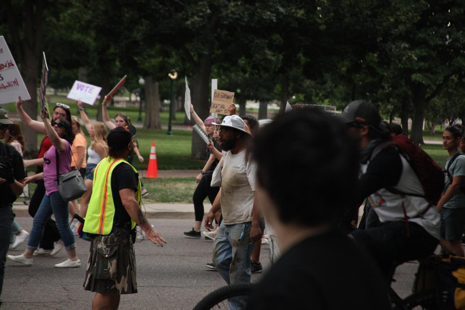 Abortion Rights Protests Continue in Front of Colorado Capitol