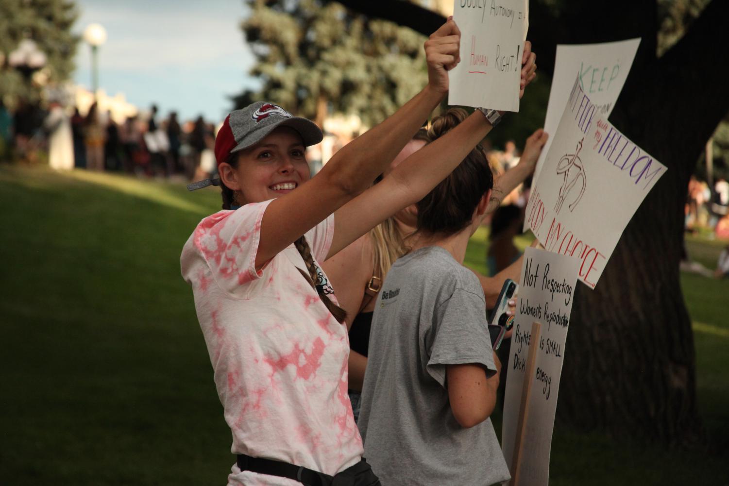 Abortion Rights Protests Continue in Front of Colorado Capitol