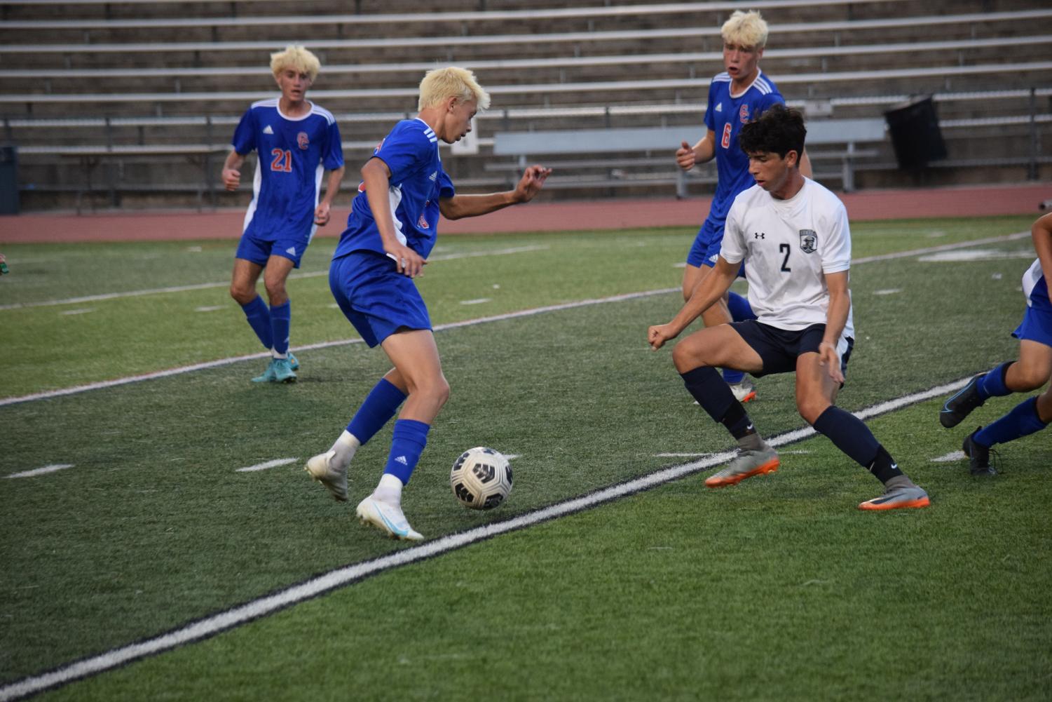 See Moments From Varsity Boys' Soccer Game