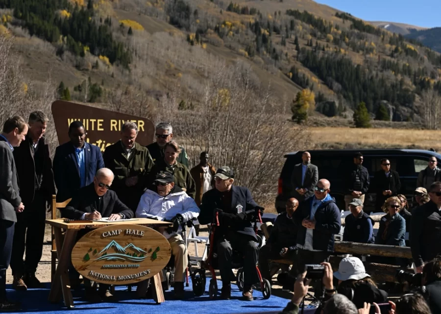 President+Biden+arrived+in+Colorado+Wednesday%2C+where+he+declared+Camp+Hale+as+a+national+landmark+to+protect+the+land+from+development.