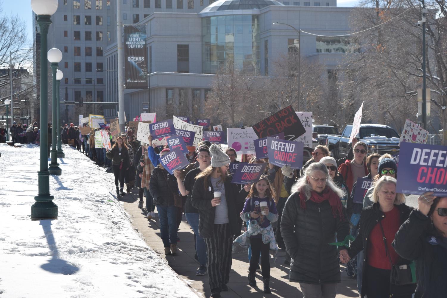 On+50th+Anniversary+of+Roe%2C+Denverites+March+for+Abortion+Justice%2C+Womens+Rights%3A+See+Moments+Here