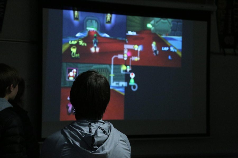 Students gathered in IC715 on Wednesday to play Mario Kart, one of the activities offered during Power Week. Other events like Shazam!, Brain Bowl, and a Talent Show were all open to students as well. 