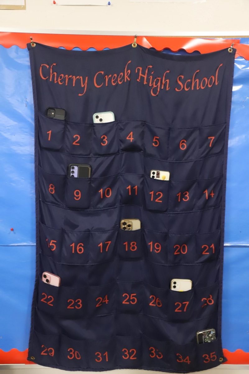 Creek+history+teachers+have+begun+to+see+an+increase+in+attention+during+class+after+requiring+their+underclassmen+students+to+store+phones+in+caddies+during+class.+
