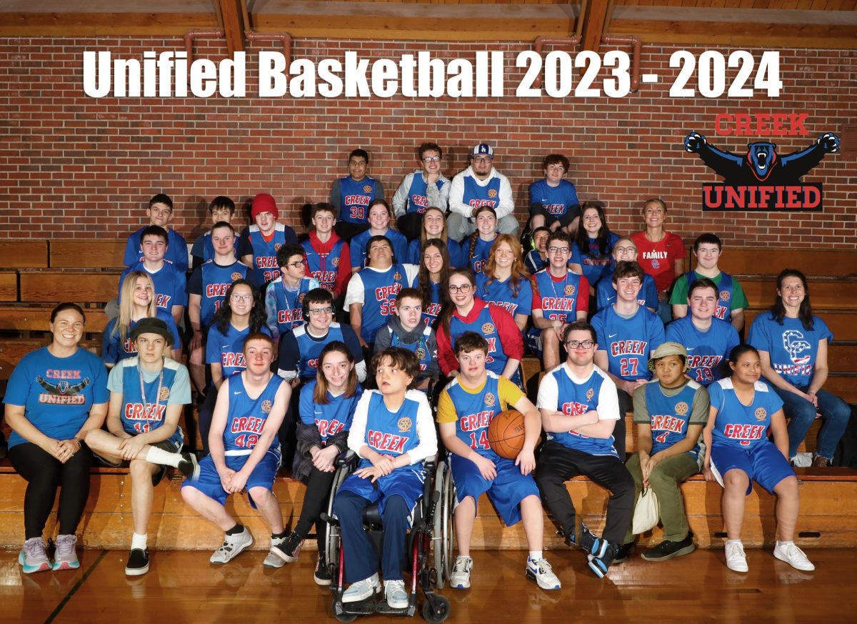 Creek+Unified%2C+the+program+that+promotes+inclusion+of+those+with+disabilities%2C+through+team+sports.+%E2%80%9CI+like+unified+%5Bbecause%5D+I+get+to+see+my+friends%2C%E2%80%9D+Debolt+said.+%E2%80%9CAnd+I+like+to+play+%5Bwith%5D+all+the+boys.%E2%80%9D+