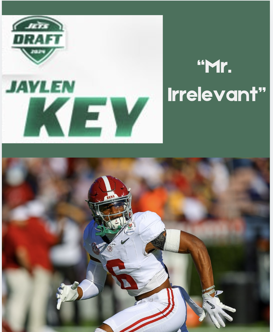 Every year, the NFL Draft leaves one player for the last pick, and they're dubbed "Mr. Irrelevant." This year, Jaylen Key was picked last. But is he really that irrelevant?