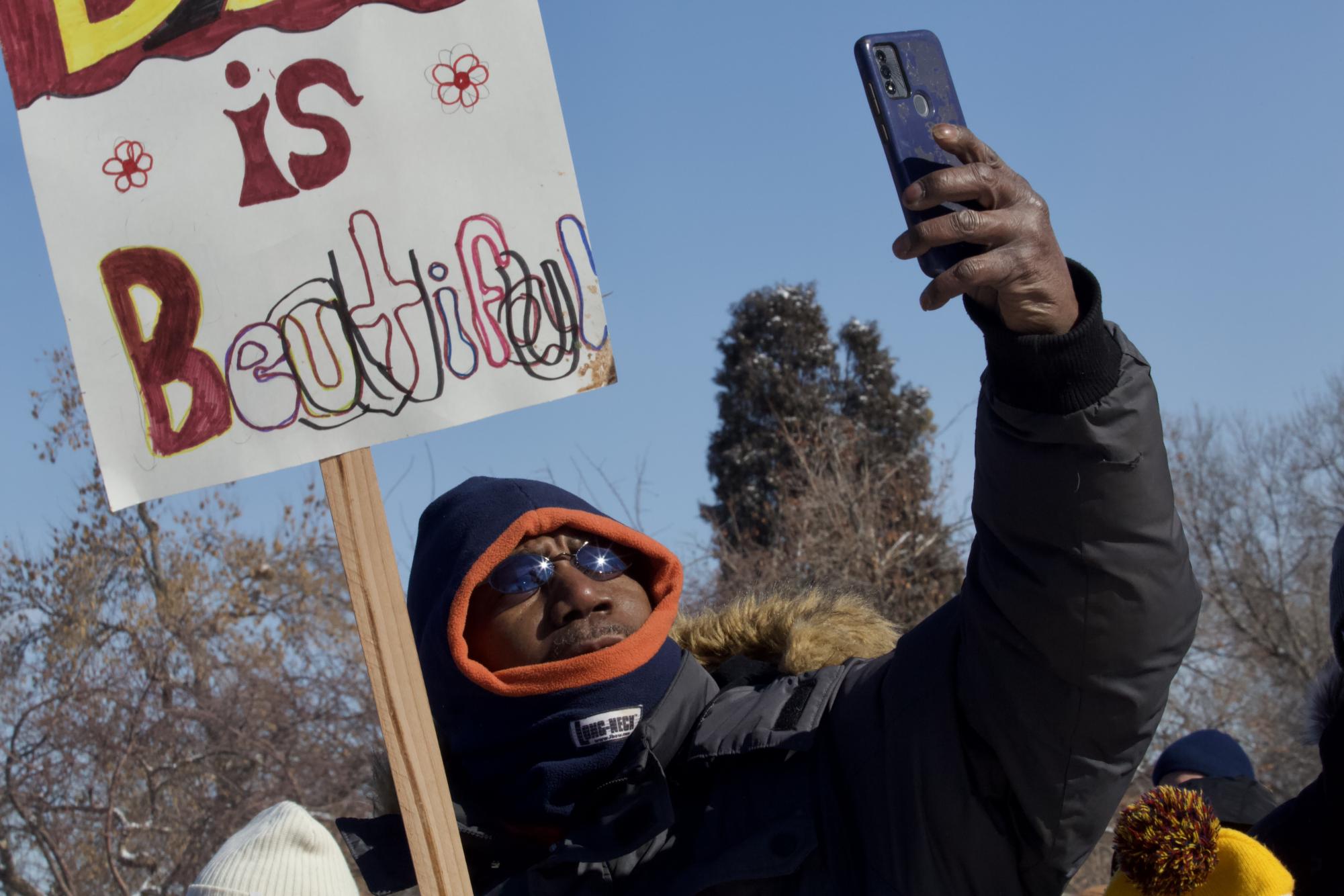 “Not a Day Off, a Day On": MLK Marade Persists Through Freezing Cold, Supported by Local Leaders