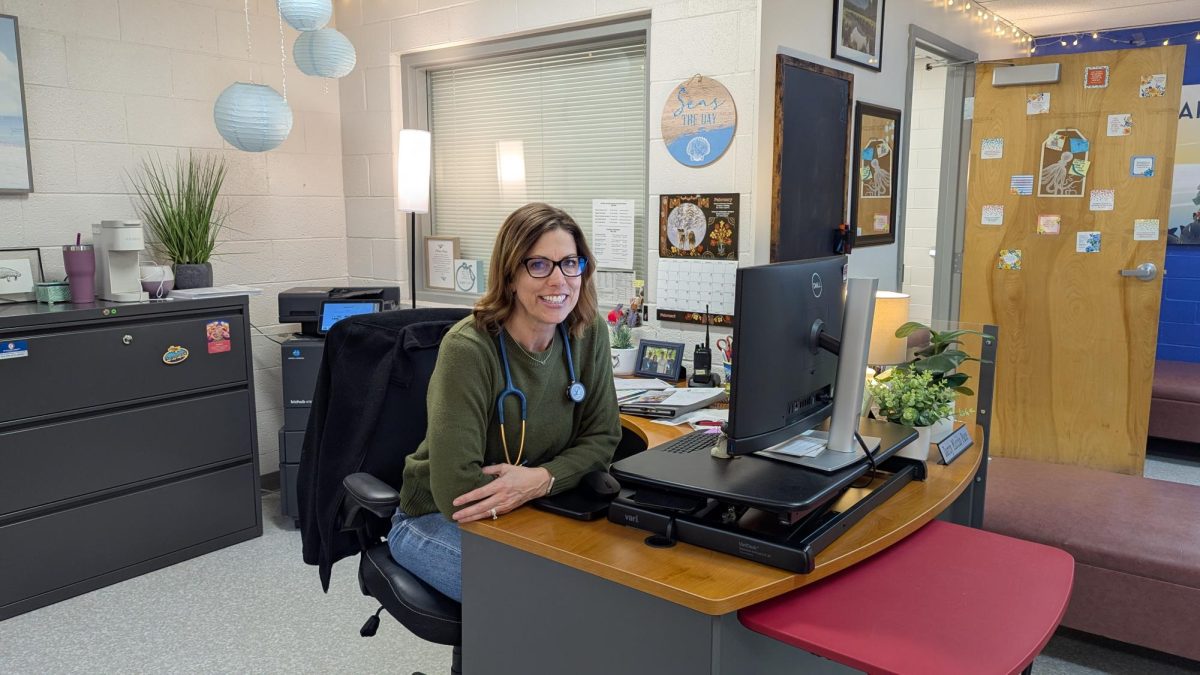 Nurse Darcy Miccio Pace was awarded the Educator of The Year award for her work in the health department at Creek.