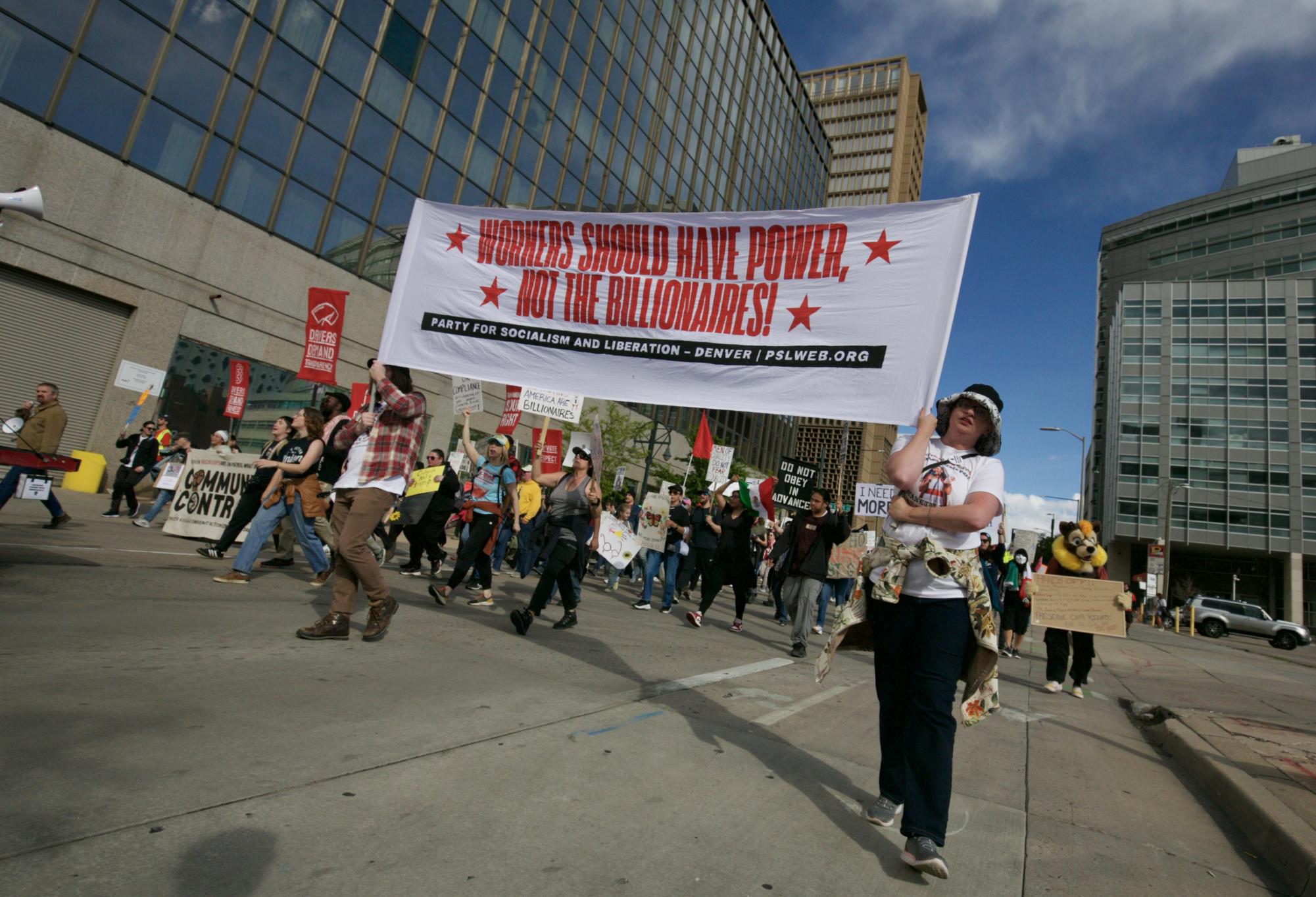 Denver May Day Rallies Evolve Into Anti-Trump Fury