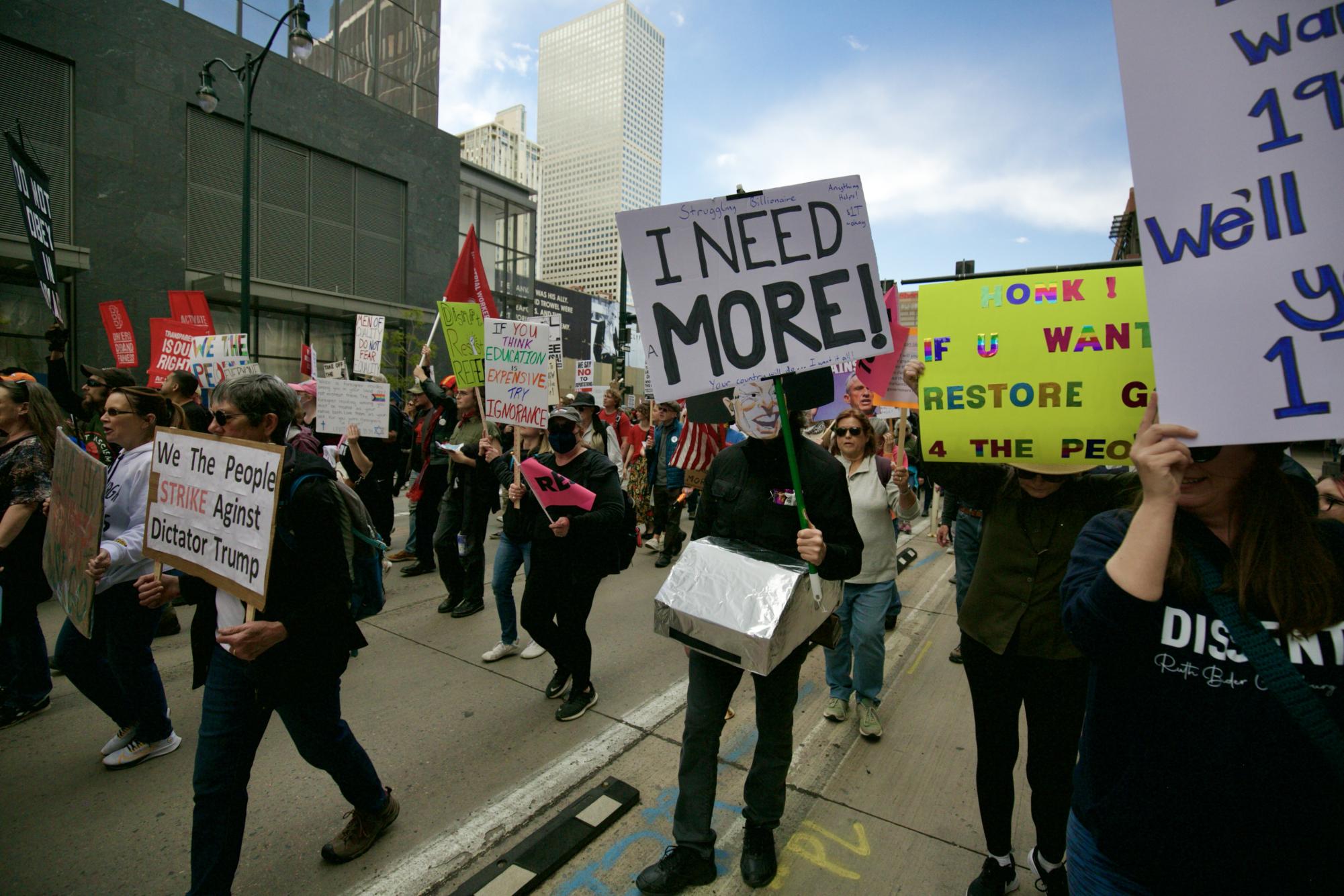Denver May Day Rallies Evolve Into Anti-Trump Fury