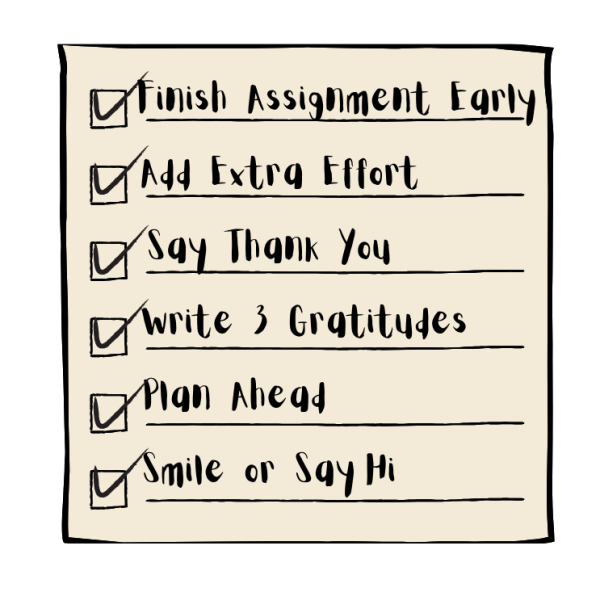 There are many ways in which Creek students can practice gratitude and use motivation to change how they think.