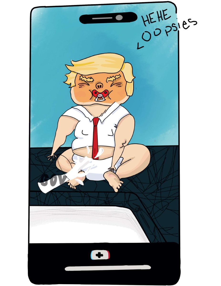 Politicians’ –especially Donald Trump’s– comical nature being spread all over social media is dangerous.
